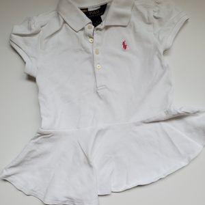 Ralph Lauren Cotton girls Dress white size 6